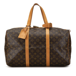 Louis Vuitton B Louis Vuitton Brown Monogram Canvas Canvas Monogram Sac Souple 45 France