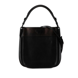 Prada B Prada Black Calf Leather Small City Margit Bag Italy