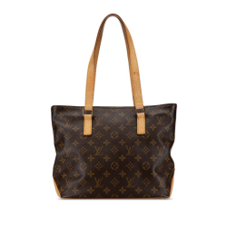 Louis Vuitton B Louis Vuitton Brown Monogram Canvas Canvas Monogram Cabas Piano France