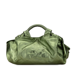 Loewe B LOEWE Green Nappa Leather Leather Metallic Nappa Aire Handbag Spain