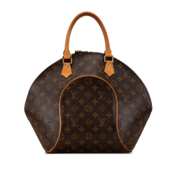 Louis Vuitton B Louis Vuitton Brown Monogram Canvas Canvas Monogram Ellipse MM France