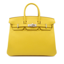 Hermès A Hermès Yellow Calf Leather Swift Birkin Retourne 25 France