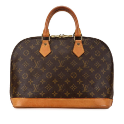 Louis Vuitton B Louis Vuitton Brown Monogram Canvas Canvas Monogram Alma PM United States