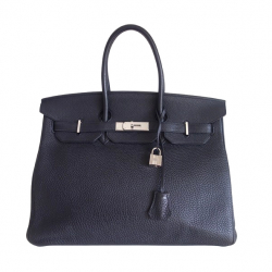 Hermès Tasche Hermes Birkin 35 schwarz