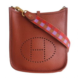 Hermès Mini-Tasche Evelyne Amazone Kupfer