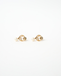 Fendi F is Fendi Pearl Drop Earrings