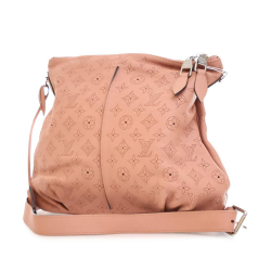 Louis Vuitton AB Louis Vuitton Pink Calf Leather Monogram Mahina Selene PM France