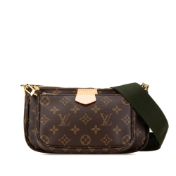 Louis Vuitton AB Louis Vuitton Brown Monogram Canvas Canvas Monogram Multi Pochette Accessoires France