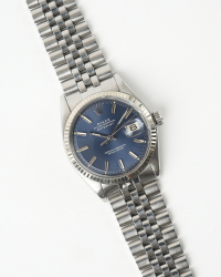 Rolex Datejust 36mm Ref 1601 Mint Blue Dial Watch