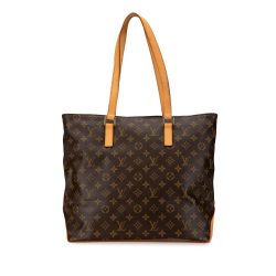 Louis Vuitton B Louis Vuitton Brown Monogram Canvas Canvas Monogram Cabas Mezzo France