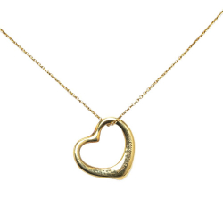 Tiffany & Co AB Tiffany Gold 18K Yellow Gold Metal Elsa Peretti 18K Open Heart Pendant Necklace Spain