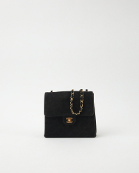 Chanel Classic Suede Single Flap Bag