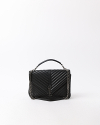 Saint Laurent Chevron Large Collège Crossbody Bag