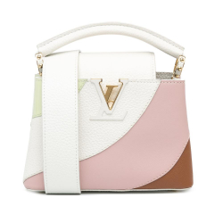 Louis Vuitton AB Louis Vuitton Pink Calf Leather Taurillon Gelato Mini Capucines France