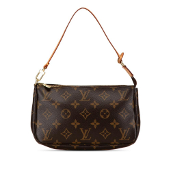 Louis Vuitton AB Louis Vuitton Brown Monogram Canvas Canvas Monogram Pochette Accessoires Spain