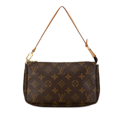 Louis Vuitton B Louis Vuitton Brown Monogram Canvas Canvas Monogram Pochette Accessoires France