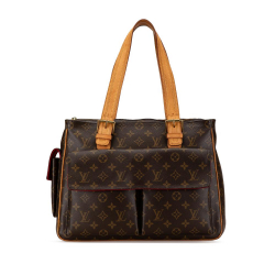 Louis Vuitton B Louis Vuitton Brown Monogram Canvas Canvas Monogram Multipli-Cite France