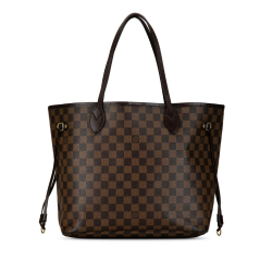 Louis Vuitton AB Louis Vuitton Brown Damier Canvas Canvas Damier Ebene Neverfull MM France