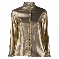 Saint Laurent Chemise 'Laminate' pour Femmes