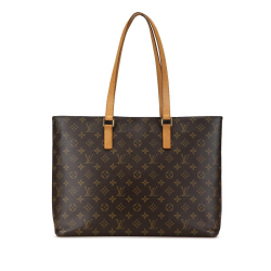 Louis Vuitton B Louis Vuitton Brown Monogram Canvas Canvas Monogram Luco France