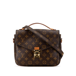 Louis Vuitton AB Louis Vuitton Brown Monogram Canvas Canvas Monogram Pochette Metis France