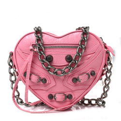 Balenciaga Le Cagole Mini Heart (Arena Learher)