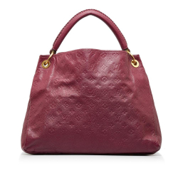 Louis Vuitton B Louis Vuitton Red Bordeaux Monogram Empreinte Leather Artsy MM Spain