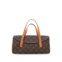 Louis Vuitton B Louis Vuitton Brown Monogram Canvas Canvas Monogram Sonatine France