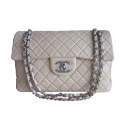 Chanel Classique Tasche beige