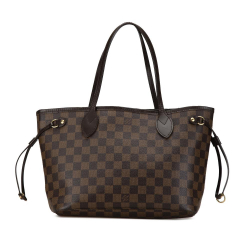 Louis Vuitton AB Louis Vuitton Brown Damier Canvas Canvas Damier Ebene Neverfull PM France