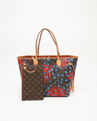 Louis Vuitton Monogram Jungle Dot Neverfull MM Tote Bag