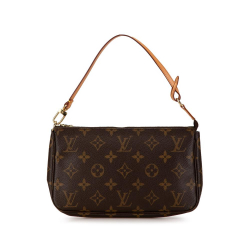 Louis Vuitton B Louis Vuitton Brown Monogram Canvas Canvas Monogram Pochette Accessoires France