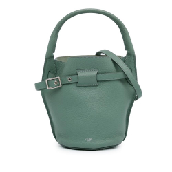 Celine AB Celine Green Calf Leather Nano Big Bucket Bag Italy