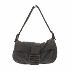 Fendi Sac à bandoulière Fendi Baguette en tissu gris