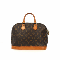 Louis Vuitton Alma Handtasche aus braunem Canvas