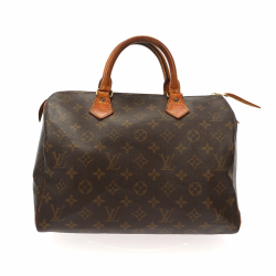 Louis Vuitton Sac à main Louis Vuitton Speedy en toile marron