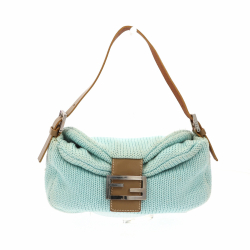 Fendi Sac à bandoulière Fendi Baguette en tissu bleu