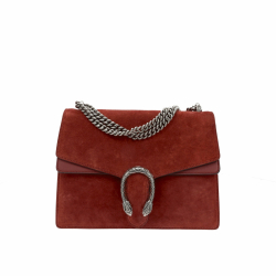 Gucci Dionysus Shoulder Bag in Bordeaux Suede