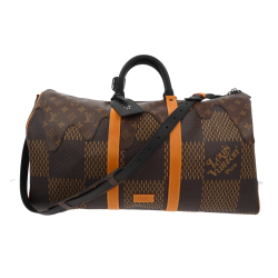 Louis Vuitton Sac de voyage Louis Vuitton x Nigo Keepall 50 Bandoulière en édition limitée