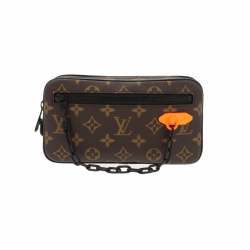 Louis Vuitton x Virgil Abloh Volga Monogram Pochette with chain