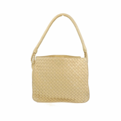 Bottega Veneta Sac bandoulière Bottega Veneta en cuir blanc