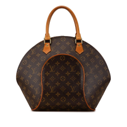 Louis Vuitton B Louis Vuitton Brown Monogram Canvas Canvas Monogram Ellipse PM France