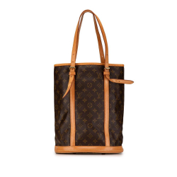 Louis Vuitton B Louis Vuitton Brown Monogram Canvas Canvas Monogram Bucket GM France