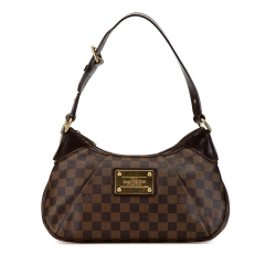 Louis Vuitton B Louis Vuitton Brown Damier Canvas Canvas Damier Ebene Thames PM France