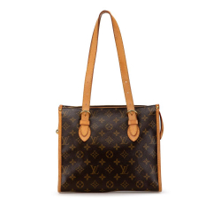 Louis Vuitton B Louis Vuitton Brown Monogram Canvas Canvas Monogram Popincourt Haut France