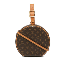 Louis Vuitton AB Louis Vuitton Brown Monogram Canvas Canvas Monogram Petite Boite Chapeau France