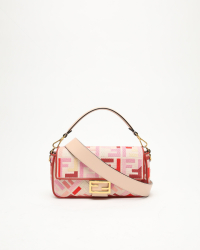 Fendi FF Embroidered Baguette Bag