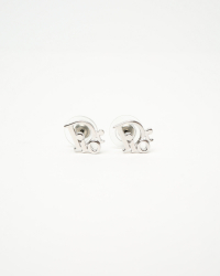 Christian Dior Diorissimo Logo Earrings