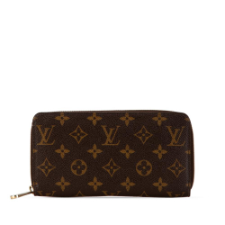 Louis Vuitton B Louis Vuitton Brown Monogram Canvas Canvas Monogram Zippy Long Wallet Spain