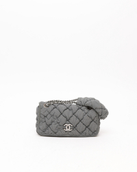 Chanel Quilted Bubble Nylon Single Flap Bag